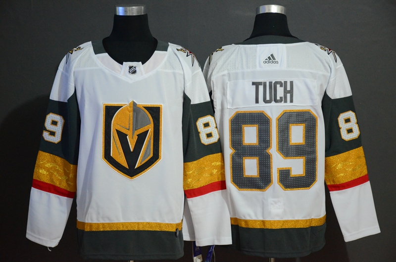 Men's Vegas Golden Knights #89 Alex Tuch White Stitched NHL Jersey Men's Vegas Golden Knights #89 Alex Tuch White Stitched NHL Jersey